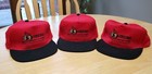 3 Nos Embroidered Red And  Black Vmp Virgina Motorsports Park Snapback Hats