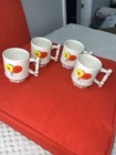 Vintage 1960s   1970s Mid-century Modern Set Of 4 Ceramic
