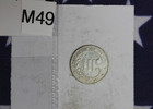 1852 3c Three Cent Silver - Almost Uncirculated Condition - Nice   m49 