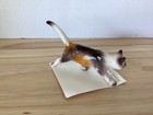 Hagen Renaker Miniature Calico Prowling Cat Figurine