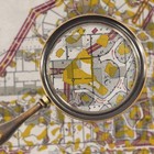 Antique 1857 Map Of Paris Catacombs Tunnel Network And Ossuaries