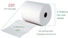  40 Rolls Premium  3 1 8  X 230  Pos Thermal Receipt Roll Printer Paper-bpa Free