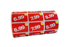 Price Points -  6 99   7 99   8 99 1 5 x1  Red   Yell Labels 3 Pack 1000 P roll