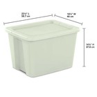 18 Gallon Tote Box Plastic Adult 