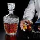 Whiskey Decanter Glass Crystal Liquor Scotch Vodka Bourbon Bottle Vintage Gift