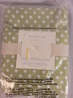 Nip Pottery Barn Kids Sabrina Basket Liner Size Large Lime Green   White Polka