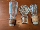 Glass Perfume Decanter  Bottle Stoppers Lot Of 10 Vintage