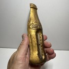 Vintage Small Sized Tin Coca-cola Bottle Shaped Thermometer
