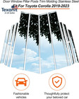 Door Window Pillar Posts Trim Moldin Stainless Steel Fit For Toyota Corolla 2019