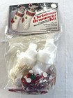 2 Stockings Christmas Ornaments Kit Vintage Sequin Beads Thl Crafts 80s Cute Diy