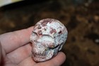 Red   White Jasper Polished Crystal Healing Skull 116 Gram 2 82   x2 08   x1 92    