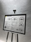 Ferrari 250 Gto Technical Drawing Canvas Wall Art Framed 70x50 Cm 27 5       19 7   