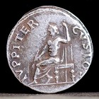 67-68 Ad Ancient Roman Coin Emperor Nero - Silver Plated Denarius 19mm