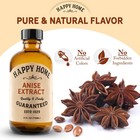 Happy Home Pure Anise Extract - Certified Kosher  4 Oz  4