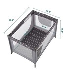 Portable Crib Baby Playpen With Mattress And