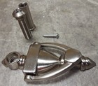 Door Knocker With Viewer Sn  4  With 1 2  Bore 160 Degree Satin Nickel Brand New