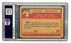 Hulk Hogan Signed 1985 Topps  1 Wwf Wwe Rookie Card 2 Psa