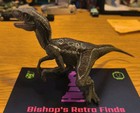 2005 Papo Velociraptor Dinosaur Figure Gray   Brown Collectible Articulated Jaw