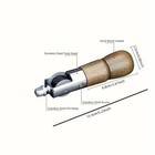 Leather Sewing Awl Kit Hand Stitching Tool Waxed Thread Needles Heavy Duty Repai