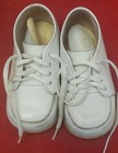 Vintage Toddler Child Life White Hard Sole Walker Shoes Sz 4 1 2 E Walking Shoes