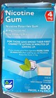 Nicotine Gum 4 Mg   100 Pieces   Mint Freeze Flavor Exp Date Sept 2026