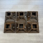 Handrail Bundle Lot 6 Cast Iron Weld On Repair Base Plates For Railing Posts