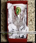 Waterford Crystal Lismore Goblet Ornament Christmas Wine Glass 107499 3 5  W Box