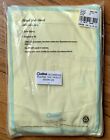 Vintage Carter s Fitted Crib Sheet Yellow 100  Cotton Knit 28   x 52    New Nos