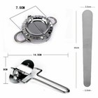 Dumpling Mould Maker Wraper Set Dough Presser Stainless Steel Include 3pcs