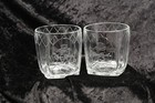 Crown Royal Etched Rocks Glasses  2