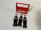Coca Cola Set Of 4 Vintage 1993 Refrigerator Magnets 3 Bottles In Carrier