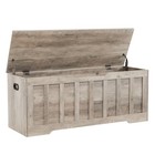 47 2  Storage Chest Extra Large storage Trunk With 2 47 2x15 7x19 1 Greige