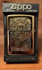 Vtg 1996 Camel Zippo Lighter Unfired Gold Double Sided W  Display Storage Case