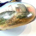 Cleveland Ohio Oh Antique Souvenir Public Square Cobalt Trinket China Creamer