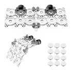 Stackable Magnetic Coral Frag Rack - N52 Strong Magnets  Durable  Never Yellow
