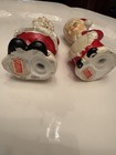 Vintage Mr   Mrs Santa Claus Salt And Pepper Shakers Brinn   s  Japan Rare