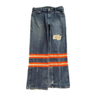 Caspia Y2k Baggy Reflective Jeans W38 L31