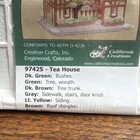 California Creations Tea House 97425 Holiday Village Creative Crafts New