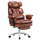 High Back Leather Executive Ergonomic Office Chair Swivel Desk Heavy Duty Chair 