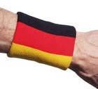 Pack Of 2x  Tourna Brand Germany Flag Wristband Tennis   Soccer   Training
