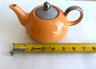 Orange Tea coffee Set For One  Tea Pot W  Cup   Tray