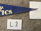 Vintage 1950   s Kansas City Athletics Baseball Pennant Full Size With Tassels 