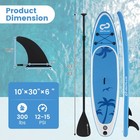 Inflatable Stand Up Paddle Board W  Premium Sup Accessories Including Paddle
