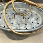 Vintage Minnow Bucket Galvanized 7 5 By 6    No Rust It Was Grandpas 