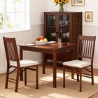 Portable Folding Chairs  Wooden Dining Chairs Set Of 2 With Cushion  No Assembly