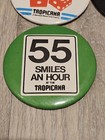 Vintage Tropicana Pinback Lot Of 4 Button Pins Craps Blackjack Gambling 1960s