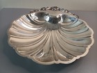 Vintage Fb Rogers Silver On Copper 12  Clamshell Scalloped Bowl  1824