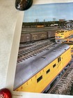 Grand Island Crossing By Robert West Artist Signed Railroad Art 1991 Vintage