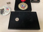 Lot Army National Guard Medal Pin 2001 George Bush Coin Hacksaw Ridge