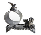 Antique Silverplate Figural Napkin Ring Fox   Bird Homan 136